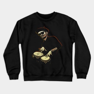 Bongo Beatin' Beatnik Crewneck Sweatshirt